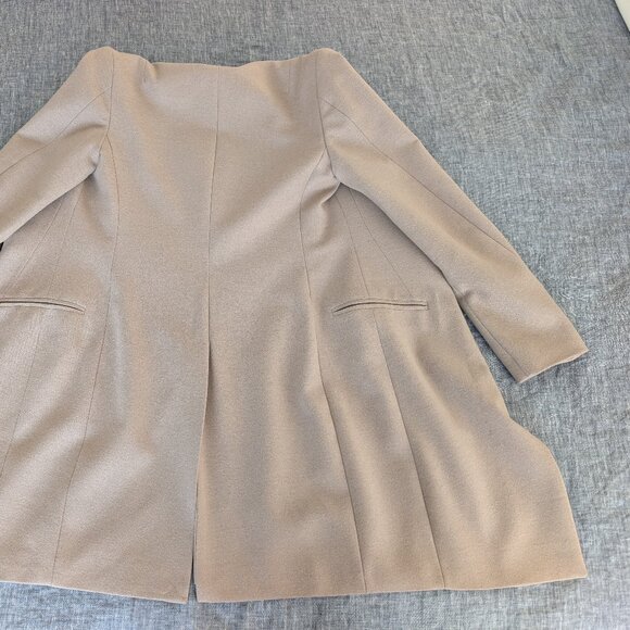 All Saints US Size 2 Wool Lyla Pea Coat in Camel Color - Picture 10 of 16